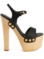 Giuseppe Zanotti sandales Fanny 170 mm - Noir