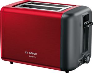 Bosch TAT3P424 broodrooster 2 snede(n) 970 W Zwart, Rood