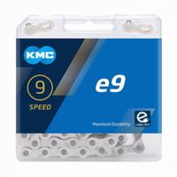 KMC e9 zilveren fietsketting 1/2x11/128 - 122 schakels