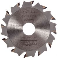 DeWalt Accessoires Lamellenfreeszaagblad, 102x3,9x22x12t, spaanbegrensd (t.b.v. DW682/DW685) - DT1306-QZ - thumbnail