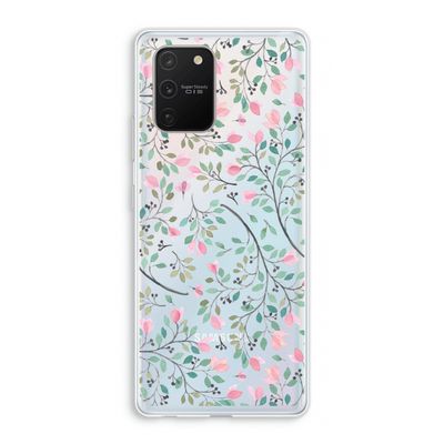 Sierlijke bloemen: Samsung Galaxy S10 Lite Transparant Hoesje