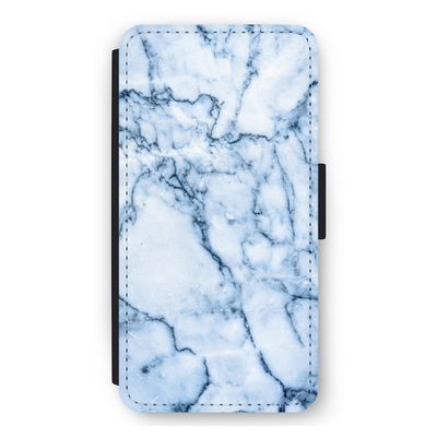 Blauw marmer: iPhone 11 Pro Max Flip Hoesje