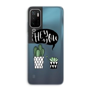 Hey you cactus: Xiaomi Poco M3 Pro 5G Transparant Hoesje