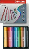 STABILO Pen 68, premium viltstift, metalen etui met 20 kleuren - thumbnail