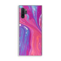 Paarse stroom: Samsung Galaxy Note 10 Plus Transparant Hoesje