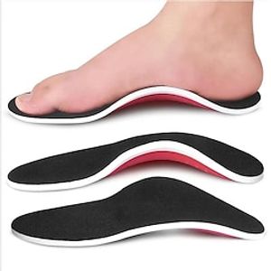 orthopedische inlegzolen voor platte voet orthesen gel schoenen zool insert pad steunzool pad voor fasciitis plantaris voeten zorg mannen vrouwen Lightinthebox