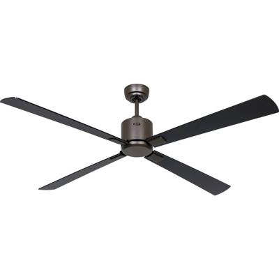 CasaFan ECO NEO III 152 BZ-SW/TK WiFi Flügel Schwarz/Teak Plafondventilator 27 W (Ø x h) 152 cm x 360 mm Brons Met afstandsbediening, Timer, Met wintermodus,