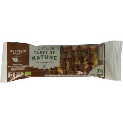 Taste Of Nature Dark chocolate coconut bio