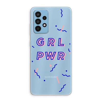 GRL PWR: Samsung Galaxy A52 Transparant Hoesje