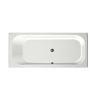 Xenz Aruba Ligbad - 180x80x48 - afvoer Midden - acryl - wit mat 6891-03