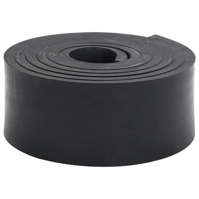 Rubberen rand voor sneeuwploeg 250x8x1 cm zwart