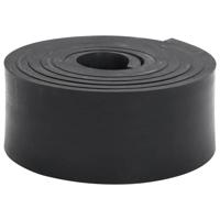 Rubberen rand voor sneeuwploeg 250x8x1 cm zwart