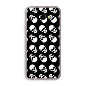 Musketon Skulls: Samsung Galaxy J4 Plus Transparant Hoesje