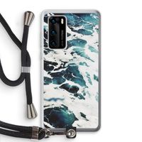Golven: Huawei P40 Transparant Hoesje met koord