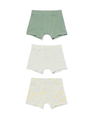 HEMA Kinderboxer bananen - 3 stuks groen (groen)
