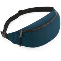 Heuptas/fanny pack petrol blauw met verstelbare band   - - thumbnail