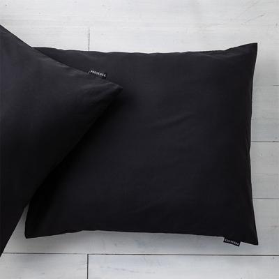 Kussenslopen Percale Katoen 2 PACK Effen Off Black Presence - Dekbed-Discounter.nl