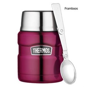 Lekdichte King Thermos Food Jar 450 ml - Framboos