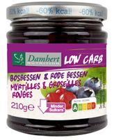 Damhert Low Carb Confituur bosbessen & rode bessen 210GR - thumbnail