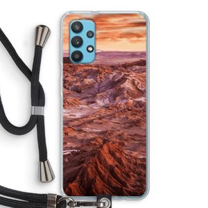 Mars: Samsung Galaxy A32 4G Transparant Hoesje met koord