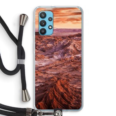 Mars: Samsung Galaxy A32 4G Transparant Hoesje met koord