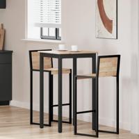 Bartafel Naturel 60 x 60 x 105 cm Massief grenenhout