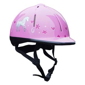 Red Horse Rider Cap roze maat:xs-s