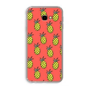 Ananas: Samsung Galaxy J4 Plus Transparant Hoesje