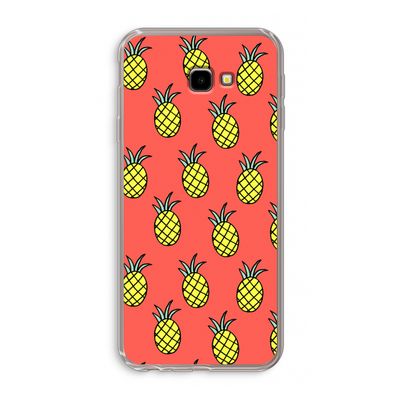 Ananas: Samsung Galaxy J4 Plus Transparant Hoesje