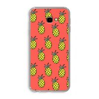 Ananas: Samsung Galaxy J4 Plus Transparant Hoesje