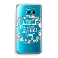 Diamonds: Samsung Galaxy S6 Transparant Hoesje