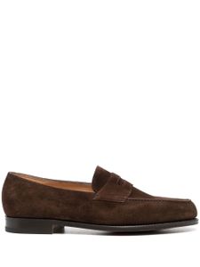 John Lobb mocassins Lopez en daim - Marron