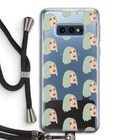 King Kylie: Samsung Galaxy S10e Transparant Hoesje met koord