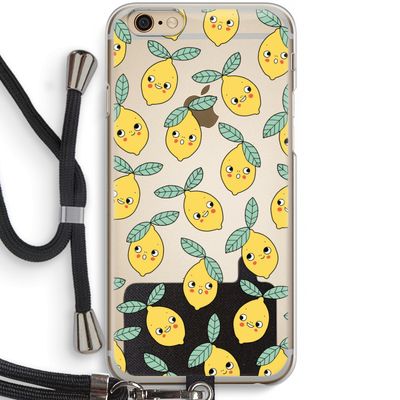 Citroenen: iPhone 6 / 6S Transparant Hoesje met koord