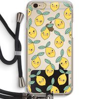 Citroenen: iPhone 6 / 6S Transparant Hoesje met koord Citroenen: iPhone 6 / 6S Transparant Hoesje met koord