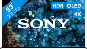 Sony XR-83A80L 2,11 m (83") 4K Ultra HD Smart TV Wifi Zwart