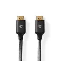 Nedis Ultra High Speed ??HDMI-Kabel | 48 Gbps | 2 m | 6.3 mm / Gun Metal Grijs | 1 stuks - CVTB35000GY20 CVTB35000GY20