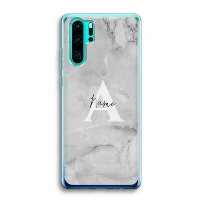 Ivory Marble: Huawei P30 Pro Transparant Hoesje