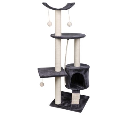 Katten Krabpaal Donkergrijs 40x40x120cm - Huisdieren - Katten - Speelparadijs Katten Krabpaal Donkergrijs 40x40x120cm - Huisdieren - Katten - Speelparadijs
