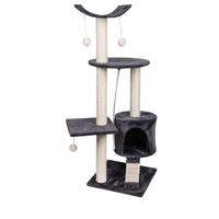 Katten Krabpaal Donkergrijs 40x40x120cm - Huisdieren - Katten - Speelparadijs - thumbnail