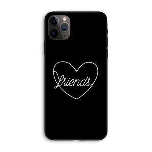 Friends heart black: iPhone 11 Pro Max Biologisch afbreekbaar hoesje