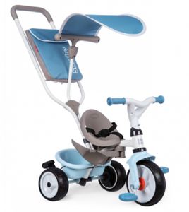 Smoby Driewieler Kind Baby Balade Plus Junior Blauw/Grijs