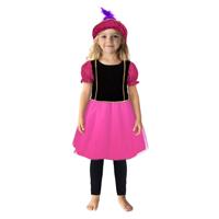 Pietenjurk 110-116 Roze/Paars