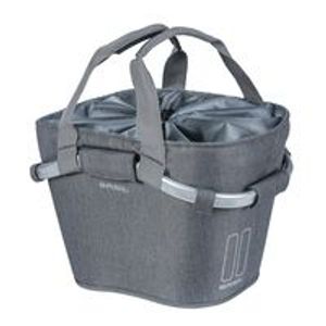 Basil 2day carry all kf - fietsmand - voorop - grijs