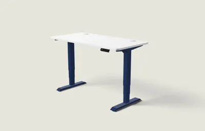 Desktronic HomePro bureau Diepblauw / Wit / 140x70 cm