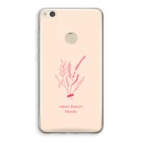 Where flowers bloom: Huawei Ascend P8 Lite (2017) Transparant Hoesje