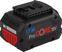 Bosch ProCORE18V 5.5Ah Professional Batterij/Accu - thumbnail