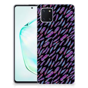 Samsung Galaxy Note 10 Lite TPU bumper Feathers Color