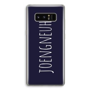 Joengneuh!: Samsung Galaxy Note 8 Transparant Hoesje