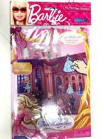 Van Der Doelen Barbie raamstickers met panorama kaart 34 stickers